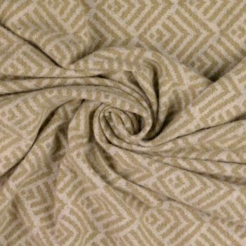 Interlock Jacquard in beige/natur